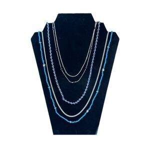 Lia Sophia | 5 Strand | Multilink | 28” | Necklace | NWOT